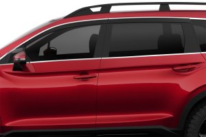 Subaru Ascent Ventvisors - Husky Liners - Low Profile - Chrome - `19-`23